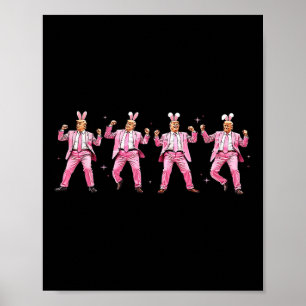 Poster Trump Dance Páscoa Engraçado Trump Torne Excelente