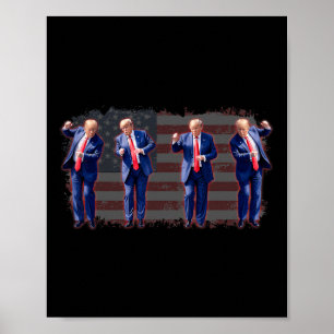 Poster Trump Dance Pro Trump 2024 Trump Presidente Mega 4
