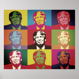 Poster Trump Donald MultiColor