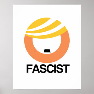Poster Trump é fascista