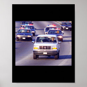 Poster Trump E Gordo Vance Perseguição De Carro Policial 