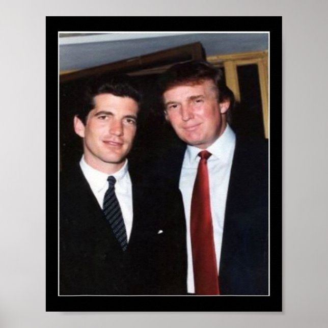 Poster Trump E Jfk Anonymous (Frente)