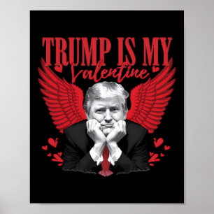 Poster Trump É Meu Namorado Dia Dos Namorados Engraçado