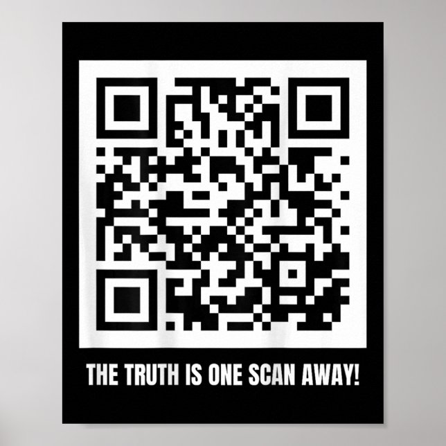 Poster Trump É Seu Presidente - Qr Trump Code (Frente)