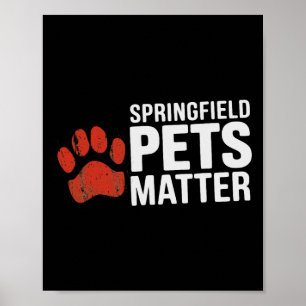 Poster Trump Eles Estão Comendo Cães Gatos Springfield Pe