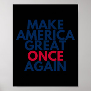 Poster Trump Faça a América Grande Novamente 2024 Maga Ca