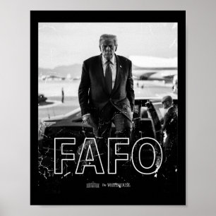 Poster Trump Fafo Engraçado Fafo Trump Presidente Trump 