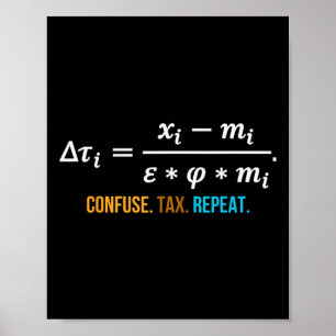 Poster Trump Global Reciprocal Fórmula Tarifas Shirt - Ta