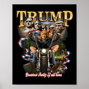 Poster Trump Goat Home Pai Engraçado Trump Daddys Chegand