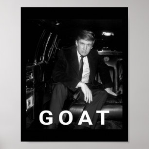 Poster Trump Goat Republican Gift Trump 2024