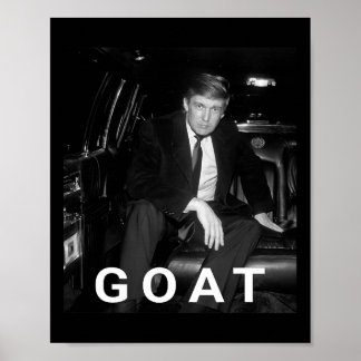 Poster Trump Goat Republican Gift Trump 2024