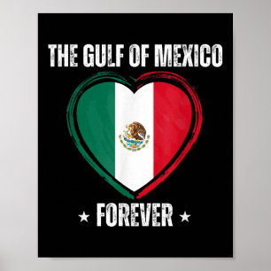 Poster Trump Golfo Do México Para Sempre Anti-Trump Liber