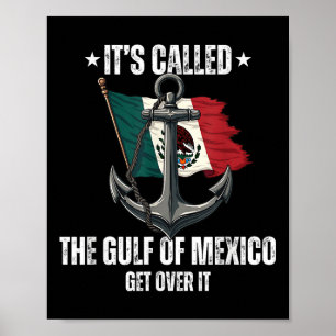 Poster Trump Golfo Do México Para Sempre Anti-Trump Liber