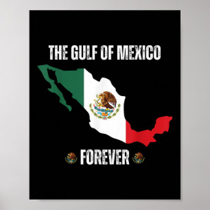Poster Trump Golfo Do México Para Sempre Anti-Trump Liber