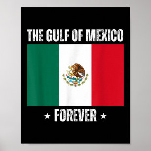 Poster Trump Golfo Do México Para Sempre Anti-Trump Liber