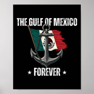 Poster Trump Golfo Do México Para Sempre Liberal Anti Tru