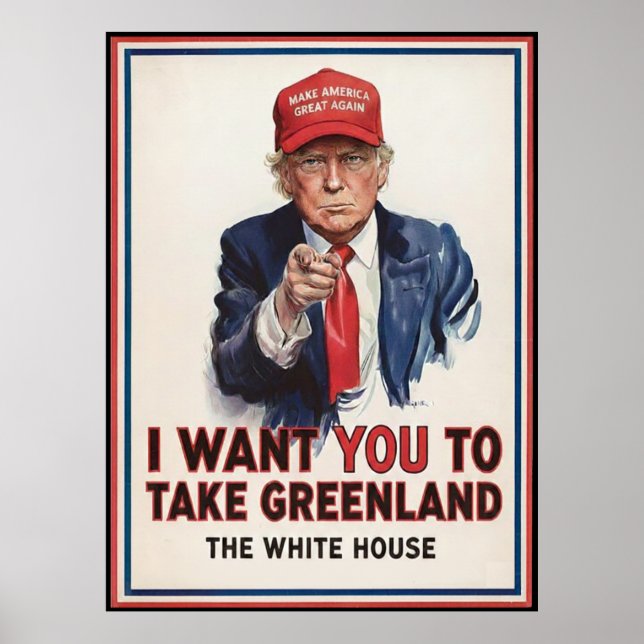 Poster Trump Greenland (Frente)
