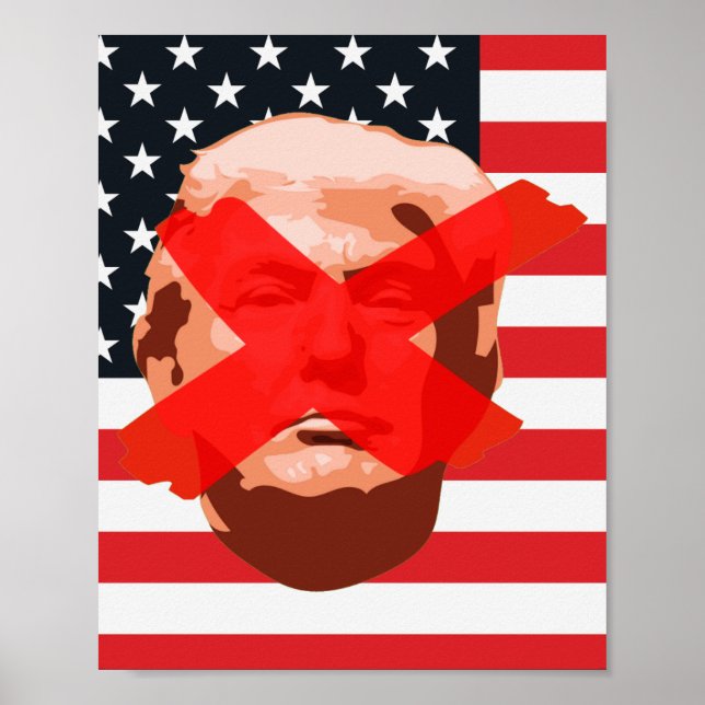 Poster Trump Impeachment Party (Frente)
