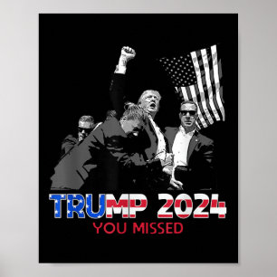 Poster Trump Ination Bloody Ear Butler Trump Xou Perdeu