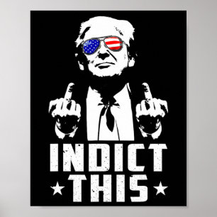 Poster Trump Indicte Esta Prisão Política Para Republican