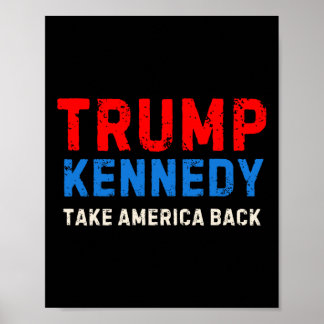 Poster Trump Kennedy Eleição Republicano