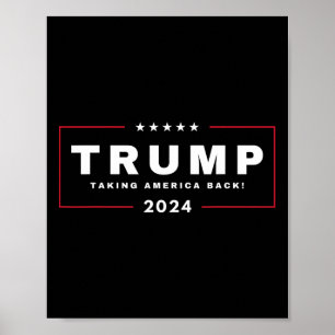 Poster Trump Levando A América De Volta Em 4 De Julho De