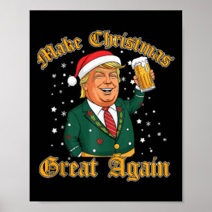 Poster Trump Lover Feliz Natal Com Irmãos Trump