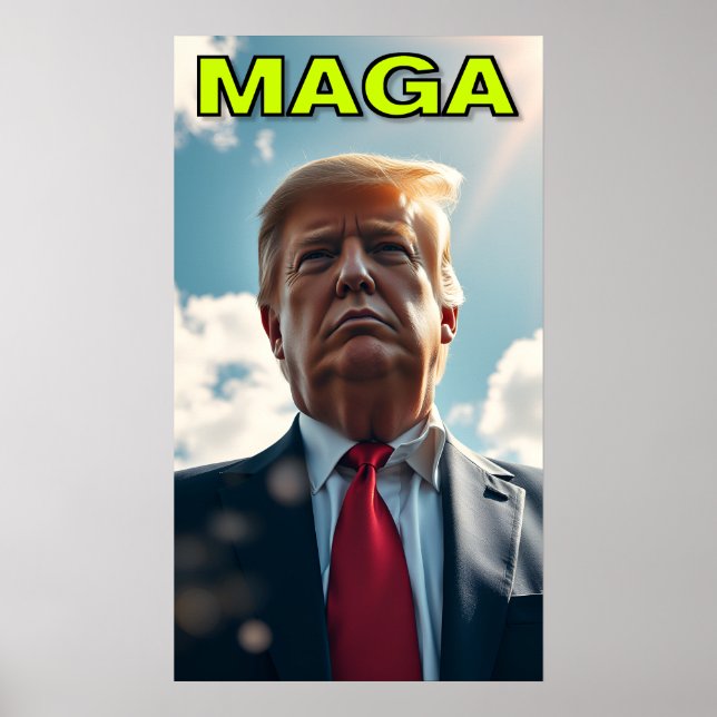 Poster Trump MAGA (Frente)