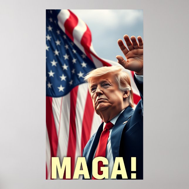 Poster Trump MAGA (Frente)