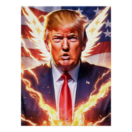Pôster Trump MAGA 2024 Save America Glossy Poster