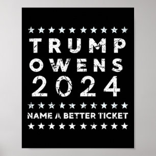 Poster Trump Owens Nomeie Um Bilhete Melhor Para Presiden