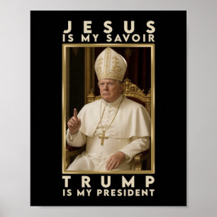 Poster Trump Para Pope T Camisa Presidente Trump Camiseta