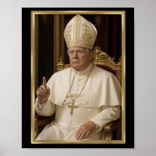 Poster Trump Para Pope T Shirt Presidente Trump Camisetas