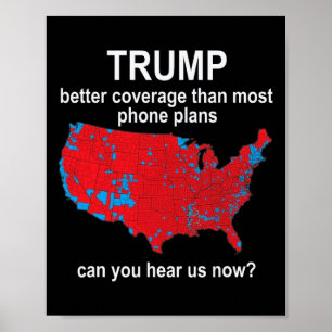 Poster Trump Pode Nos Ouvir Agora Cobertura Telefônica (c