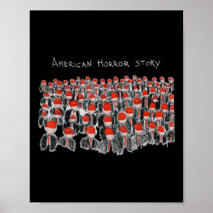Poster Trump Presidente EUA Bandeira Halloween História d