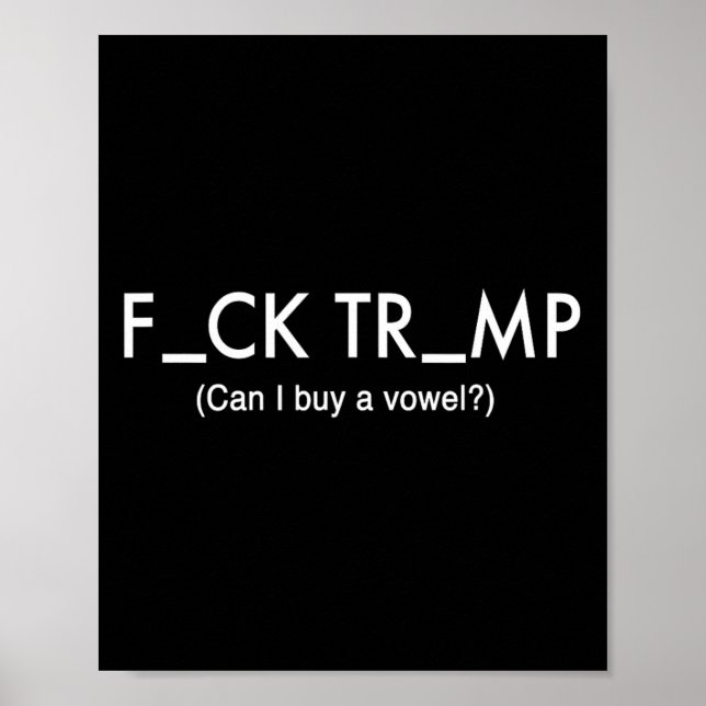 Poster Trump Protest T Shirt (Frente)