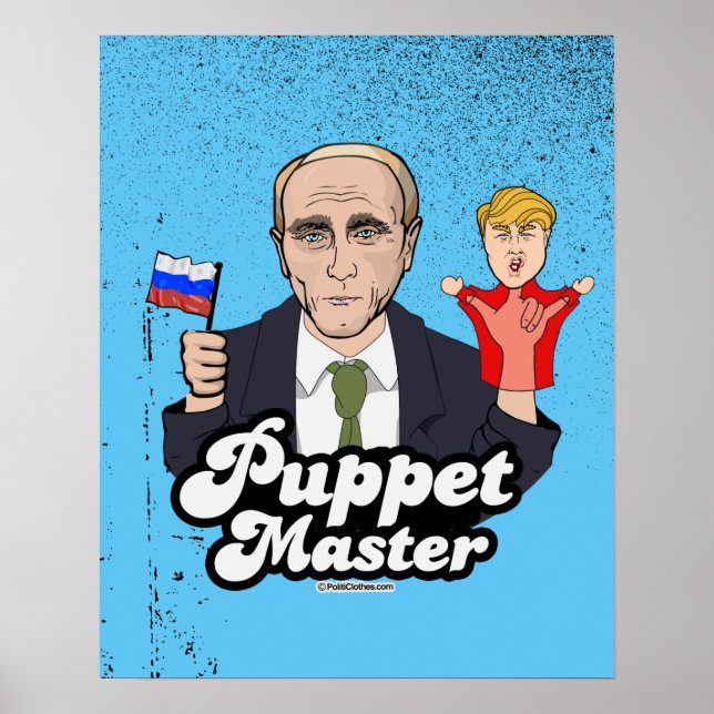 Pôster Trump Puppet Master - Vladimir Putin (Frente)