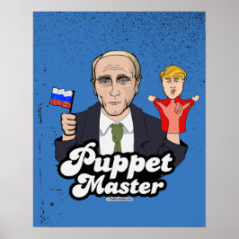 Poster Trump Puppet Master - Vladimir Putin