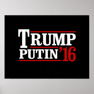 Pôster Trump Putin 2016