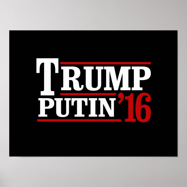Pôster Trump Putin 2016 (Frente)
