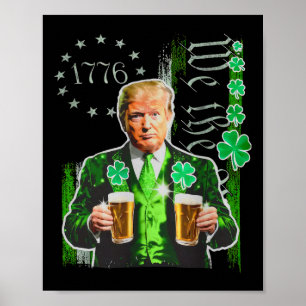Poster Trump Rua Patrick Day Nós, As Pessoas Dos Eua, Ban