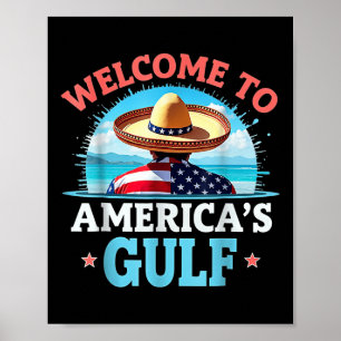 Poster Trump Shirt Golfo Da América Dos Eua Camisa Améric