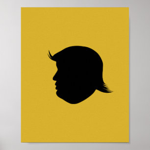 POSTER TRUMP SILHOUETTE