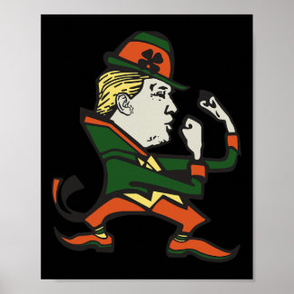 Poster Trump St. Paddy's Funny Trump St Patrick's Day 