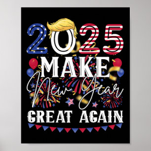 Poster Trump Torna Excelente De Ano Novo Novamente Felize