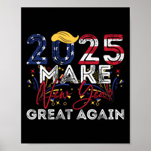 Poster Trump Torna Excelente De Ano Novo Novamente Felize