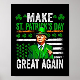 Poster Trump Torna Excelente do Dia de São Patrício Novam