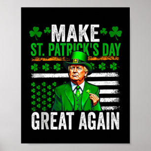 Poster Trump Torna Excelente do Dia de São Patrício Novam
