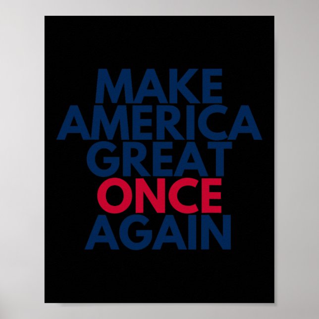 Poster Trump Torna O Excelente Americano Novamente 2024 M (Frente)