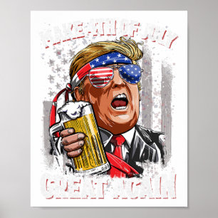 Poster Trump Torna O Excelente De 4 De Julho Novamente Be